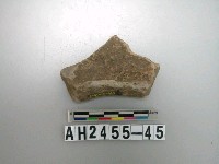 藏品(紅色素面陶片)的圖片